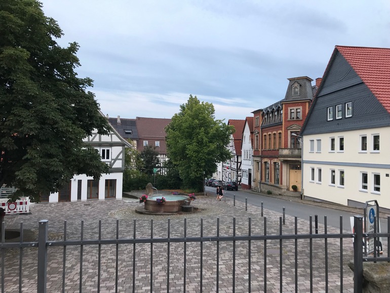 Leuk pleintje in Naumburg